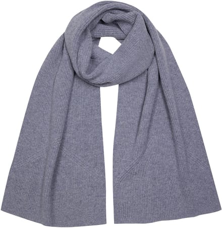 FALKE Selection Structured sneldrogend warm wol functioneel materiaal wintersjaal unisex grijs - maat ONESIZE