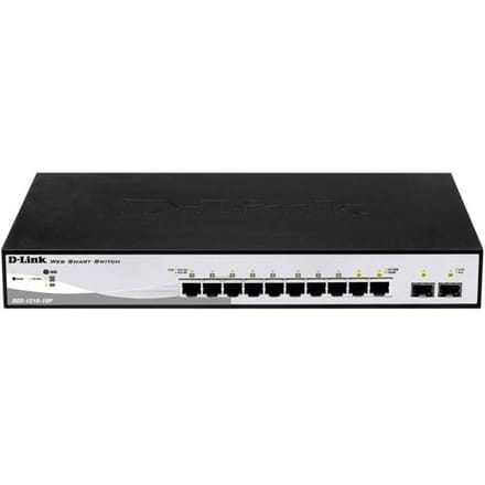 D-Link DGS-1210-10P Smart+ Managed Gigabit Switch
