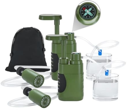 SCH® Waterfilter noodpakket - Waterfilter - Groente - 21cm x 13cm x 6cm