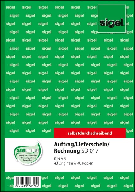 SD017 - 80 sheets - A5 - Green