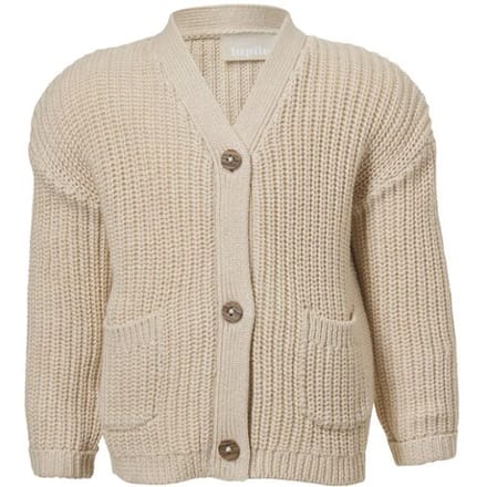 LUPILU Gebreid baby vestje (Beige, 62-68)