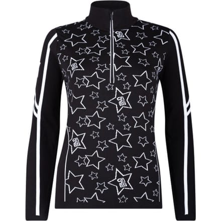 NEWLAND - N4 6800 lady t-neck - Skipully dames - Zwart, wit