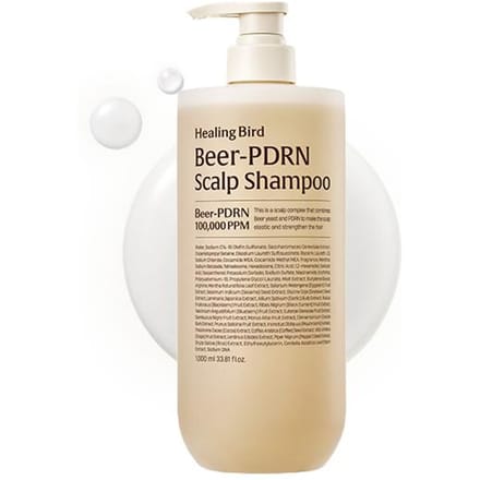 [Healing Bird] Beer-PDRN Scalp Shampoo 1000ml beige