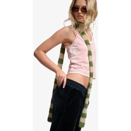 Superdry Bench Aansluitend Cami Laag Topje Pink Grootte: L