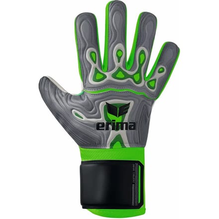 Erima Flex-Ray New Talent Keepershandschoenen - Grijs / Groen | Maat: 8