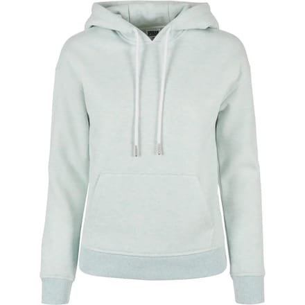 Dames sweatshirt met capuchon Urban Classics color melange