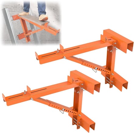 2 Stuks Verstelbare Steigerladder Steunen Zware Belasting 113kg
