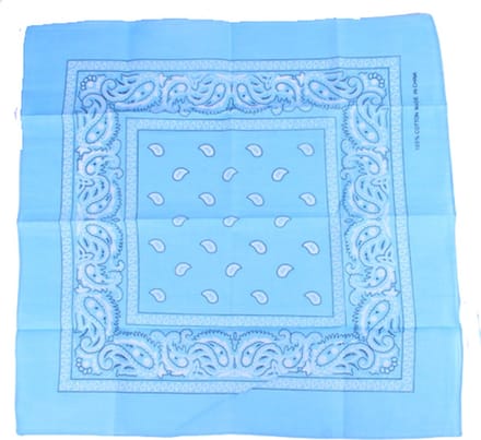Boeren zakdoek Boerenzakdoek Rain drop 54x54 - Rode zakdoek - 54 - Blauw