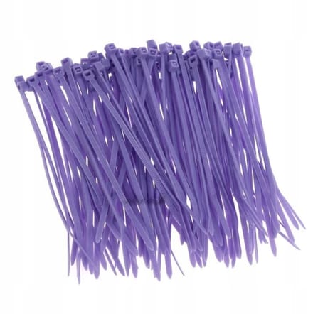Kabelbinders 200x3,6mm - Paars (100 stuks)
