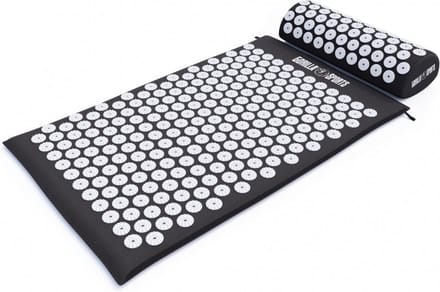 Gorilla Sports Acupressuur mat - Spijkermat - 6210 Drukpunten -Zwart