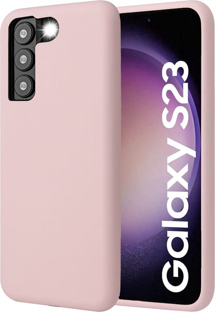 Hoesje geschikt voor Samsung Galaxy S23 - Back Cover Case SoftTouch Roze
