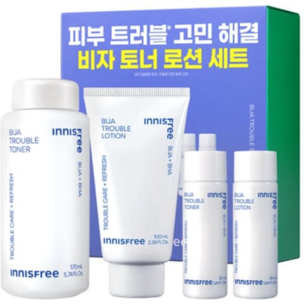 Bija Trouble Toner en Lotion Set blue