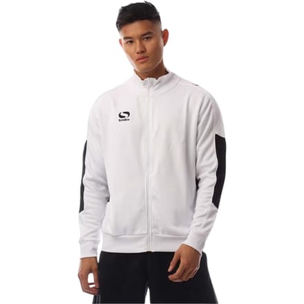 Sondico Heren Track Jacket kleurblok (Wit, Zwart)
