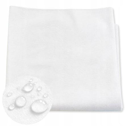 Dartomik - Waterdichte Frotté Mat - 90x60 cm - Wit - Oeko-tex