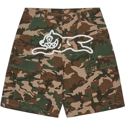 Cargo shorts Icecream Running Dog Woodland