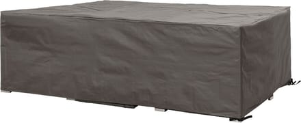 Perel Buitenhoes voor tuinset, grijs, vierkant, 250 cm x 250 cm x 75 cm
