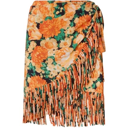 Vrouwen casual rokken Pinko - goud canvas gewassen rok - oranje