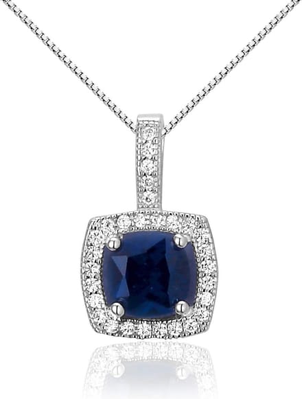 Montebello Ketting Amina - 925 Zilver Gerhodineerd - 10x17mm - 45cm