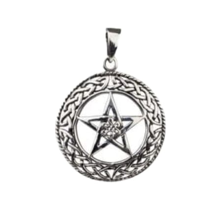 Zilveren hanger Keltische pentagram (K1015)