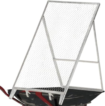 Tuinzeef - Compostzeef Grondzeef - Compost Scheiden - Verstelbaar Hoekframe - 60 x 85 x 89 cm - Zilver