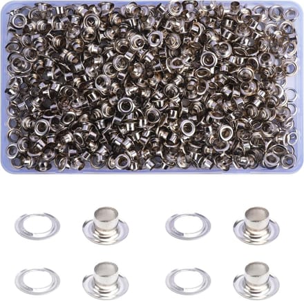 Complete gereedschap kit met 500 stuks en 5 mm ogen voor diverse klussen en projecten