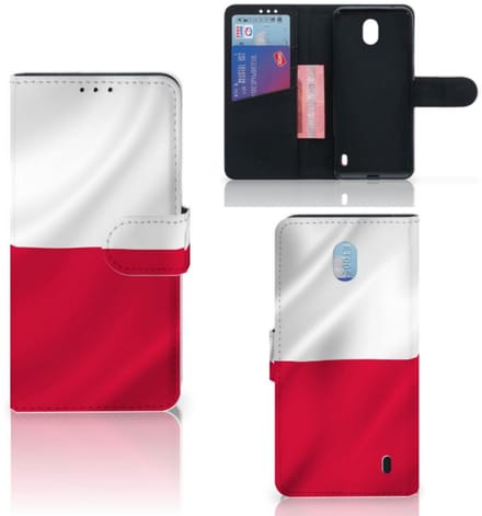 Nokia 1 Plus Bookstyle Case Polen