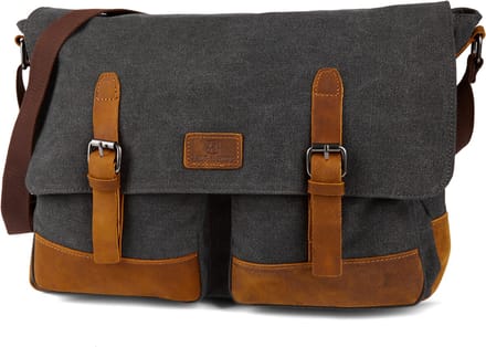 Spencer Grijze & Tankleurige Laptoptas