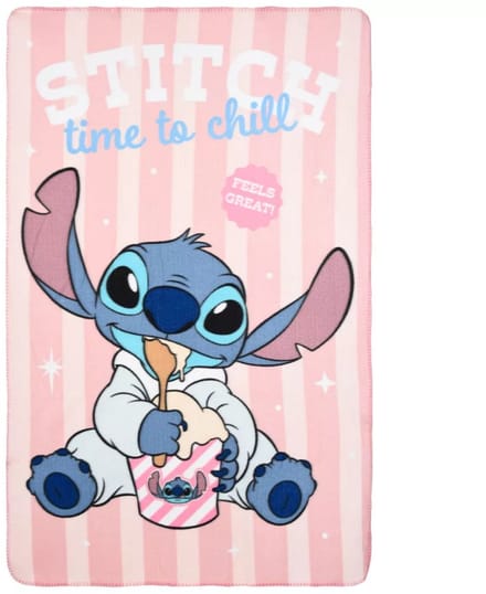 Stitch Time To Chill fleece deken 100 x 150 cm