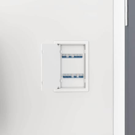 vidaXL - Toegangspanelen - 2 - st - Wit - 15 - x - 23 - cm - ABS - Kunststof