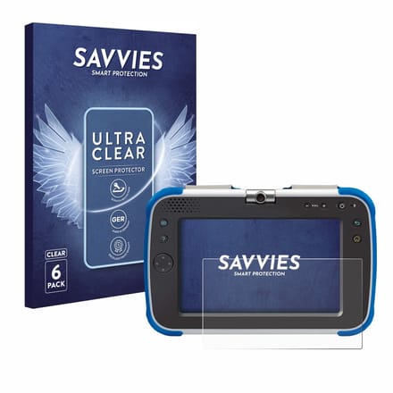 Savvies - Screenprotector voor Vtech Storio Max XL 2.0 - Folie Beschermfolie transparant 6 Stuks