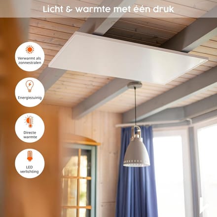 Infrarood Verwarming/Panel 450W voor Plafondmontage - Efficiënte Elektrische Bijverwarming