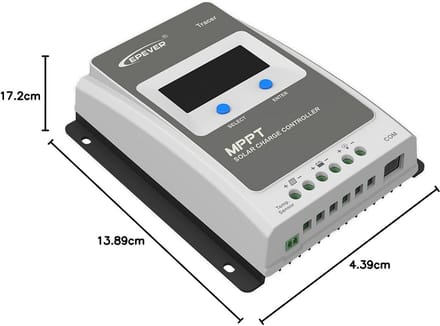 MPPT Solar Laadregelaar 20A Automatisch 12V/24V - Hoog Rendement Zonnepaneel Controller
