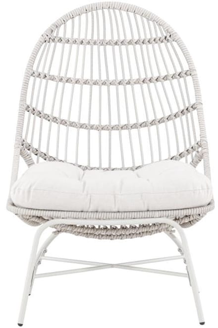 Svea - Ines outdoor loungestoel - wicker - wit