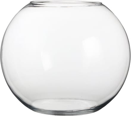 Mica Decorations Babet Bol Vaas - H31 x Ø40 cm - Transparant