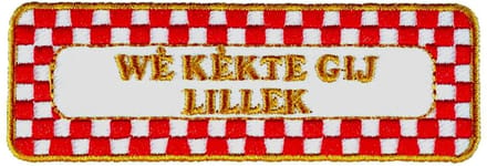 Fjesta© Oeteldonk Embleem - Brabantse Uitspraken - We Kekte - Carnaval Den Bosch