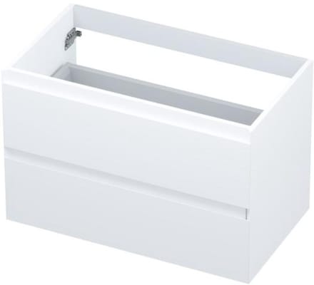 INK - Onderkast 2 Laden Greeploos Gelakt - 800x450x520 Mm - Mat Wit