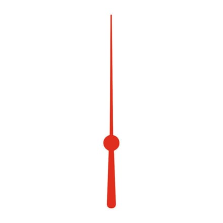Tweedehands batterij horloge uurwerken draad rode wijzer-L: 52mm