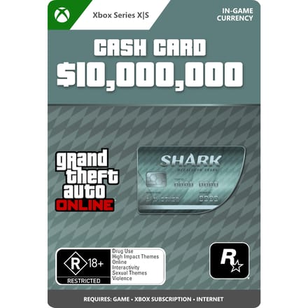 Megalodon Shark Card GTA Online (Xbox Series X|S)