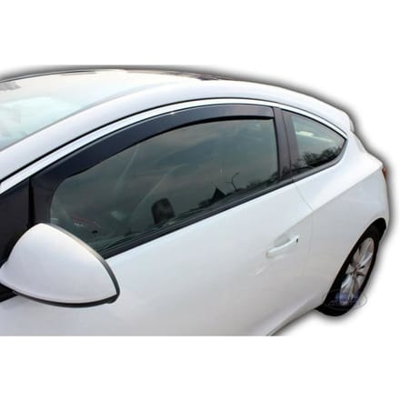 J&J AUTOMOTIVE | Heko Deflecteurs d'air Déflecteurs de Vent Pour Opel Astra GTC 3P. Berlina 2012-2018