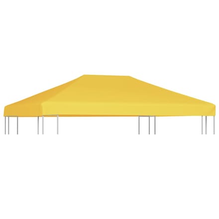 vidaXL - Prieeldak - 270 - g/m² - 4x3 - m - geel