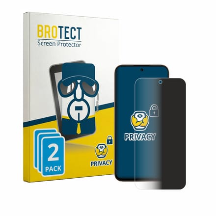BROTECT - privacy screenprotector voor Oppo A6t Pro 4G - Folie Beschermfolie Blauwlichtfilter 2 Stuks