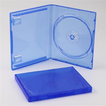 1 stuk voor Sony PS5 / PS4 Vervangende CD Game Case Blauwe Cover Beschermhoes Game Schijfhouder CD DVD Schijven Opbergbeugel Box blauw