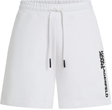 Karl Lagerfeld Jeans Text Logo Korte Sportbroek Wit L Man