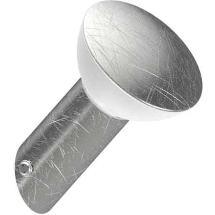 Lightme spiegellamp Aqua Sidelight schuin zilver