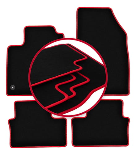 CARLUX-RED automatten voor: Renault Clio V hatchback (2019-)
