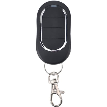 Télécommande Porte-clés 433.92mhz Portée 164ft Multifonctionnel Batterie bouton 3V intégrée Porte de garage black