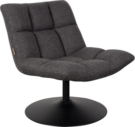 Dutchbone Bar Loungestoel Donker Grijs