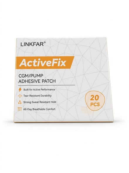 Active Fix N1- CGM Pomp kleefpatch - beige - Omnipod 5