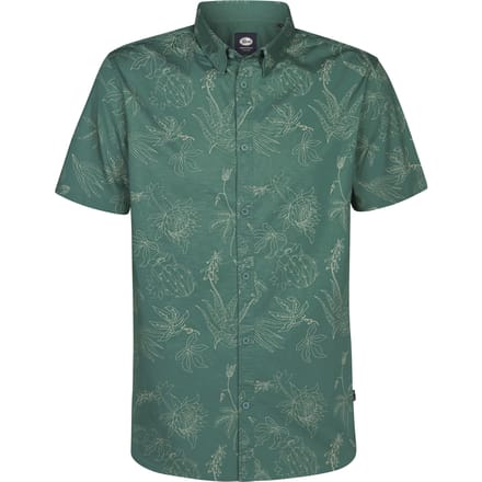 Petrol Industries - Heren All-over print overhemd Scout - Groen