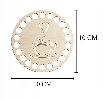 SMX Design - Houten Onderzetters - Multipack - 4 Stuks - 10 cm